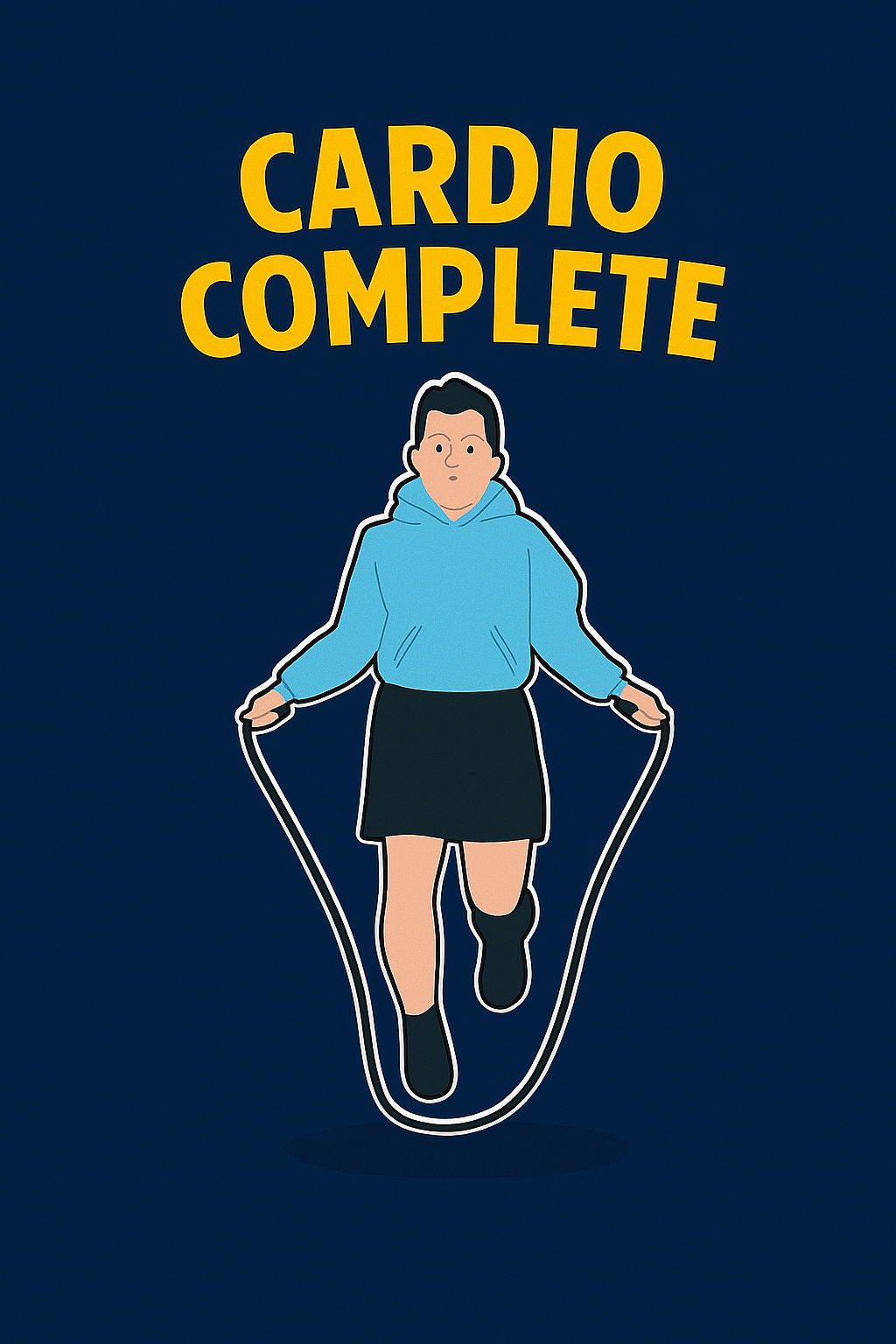 Person performing a cardio exercise from the Divergent For Sports Cardio Complete Workout